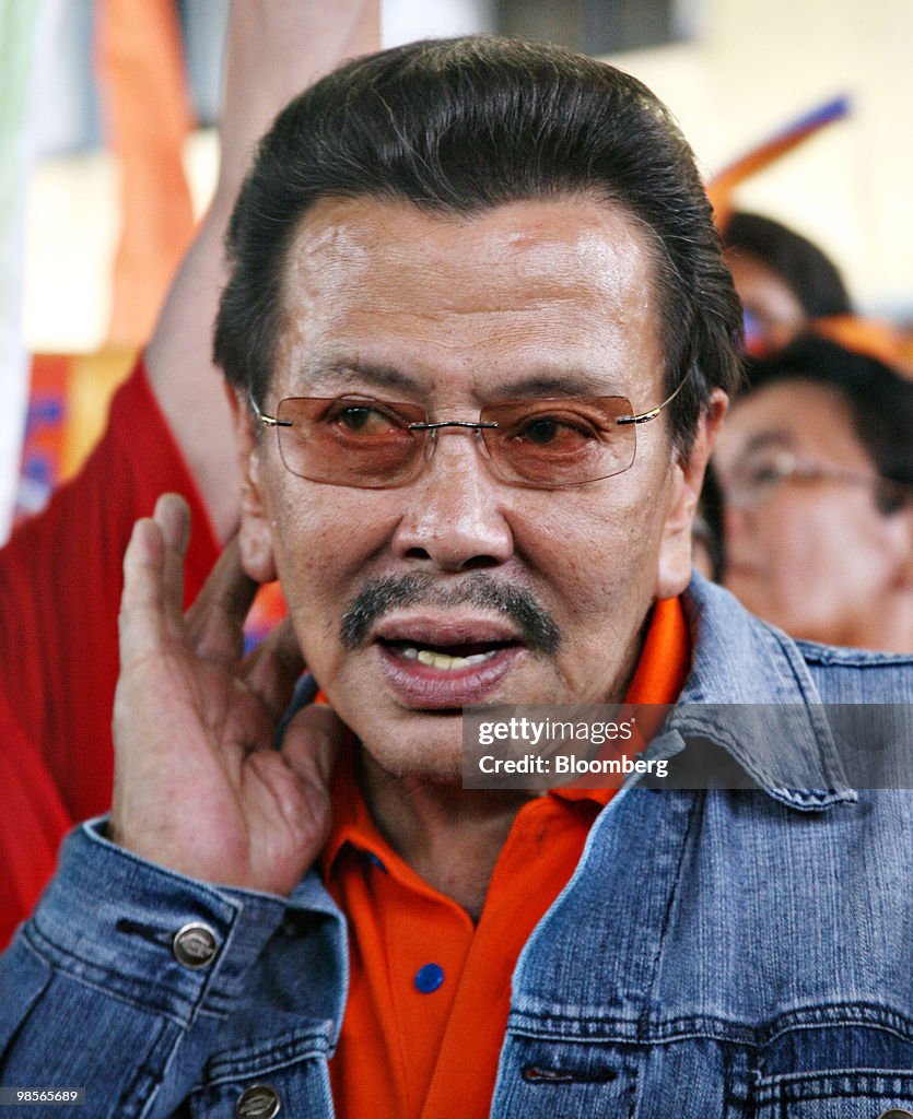 Philippine Presidential Candidate Joseph Estrada's Birthday Luncheon