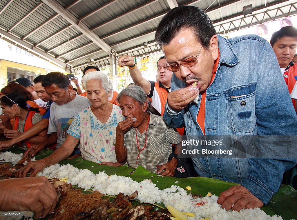 Philippine Presidential Candidate Joseph Estrada's Birthday Luncheon