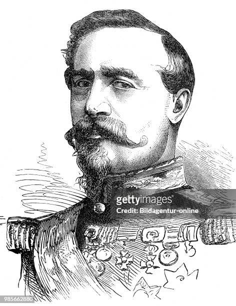 Charles Denis Sauter Bourbaki, 22 April 1816 - 22 September 1897, was a French general, French corps leaders during the German-French war 1870/71,...