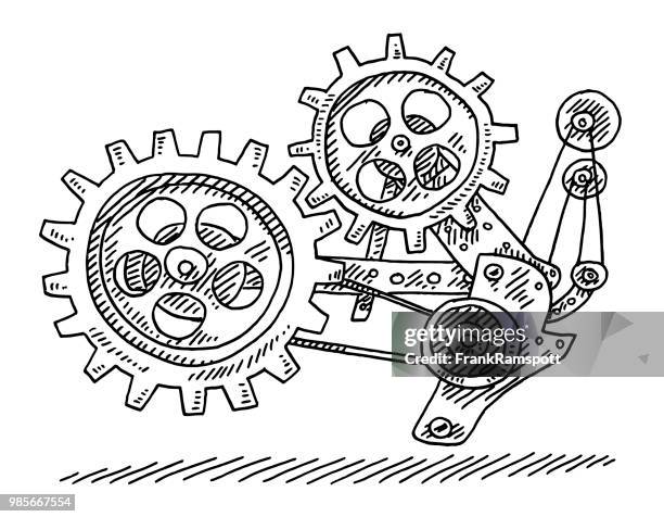 機械齒輪拉絲機 - frankramspott 幅插畫檔、美工圖案、卡通及圖標