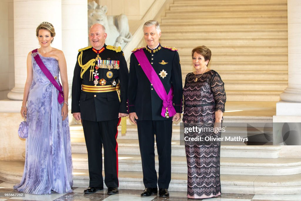 Sir Peter Cosgrove, Governor General Of The Commonwealth of Australia On Ofiicial Visit In Belgium