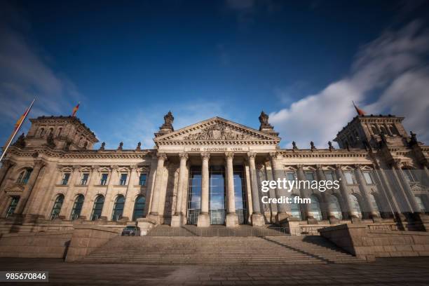 reichstag building (german parliament building) - berlin, germany - architrave stock pictures, royalty-free photos & images