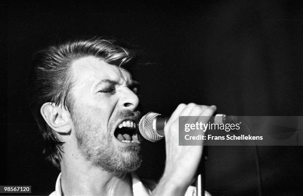 David Bowie performs live with Tin Machine at Paradiso in Amsterdam, Netherlands on June 24 1989