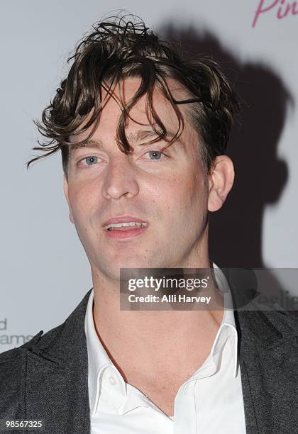 Levi Kreis attends the Off-Broadway opening night of "My Trip Down The Pink Carpet" at The Midtown Theater on April 19, 2010 in New York City.