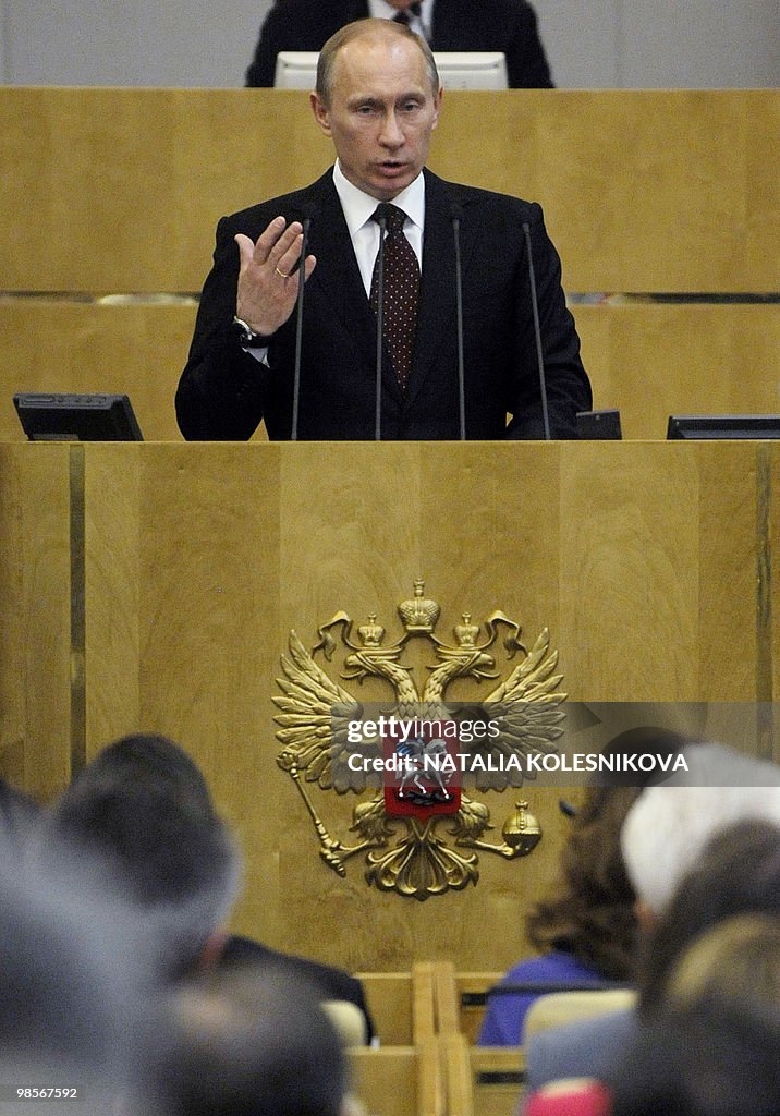 Russian Prime Minister Vladimir Putin ad