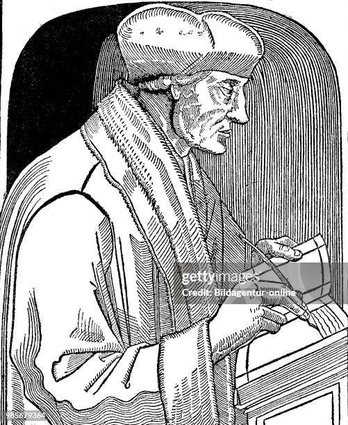 Desiderius Erasmus Roterodamus, known as Erasmus or Erasmus of Rotterdam, a Dutch Renaissance humanist, Catholic priest, social critic, teacher, and...