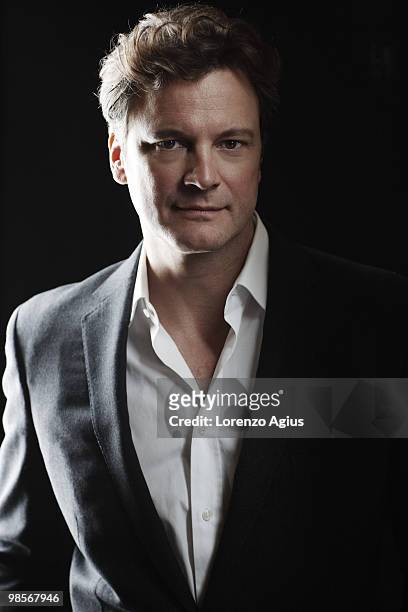 Actor Colin Firth poses for a portrait shoot in London on February 3, 2010.