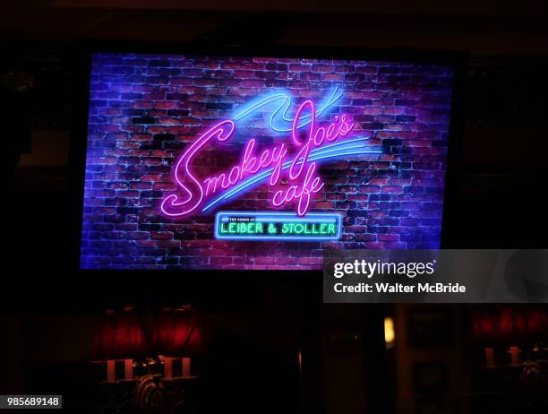 Stage during the Press Preview Presentation for the new production of 'Smokey Joe's Cafe' at Feinstein's/54 Below on June 27, 2018 in New York City.