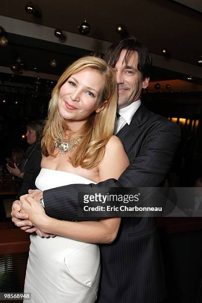 Jennifer Westfeldt and Jon Hamm at the Premiere of 20th Century Fox 'The Day the Earth Stood Still' on December 09, 2008 at the AMC Loews Lincoln...