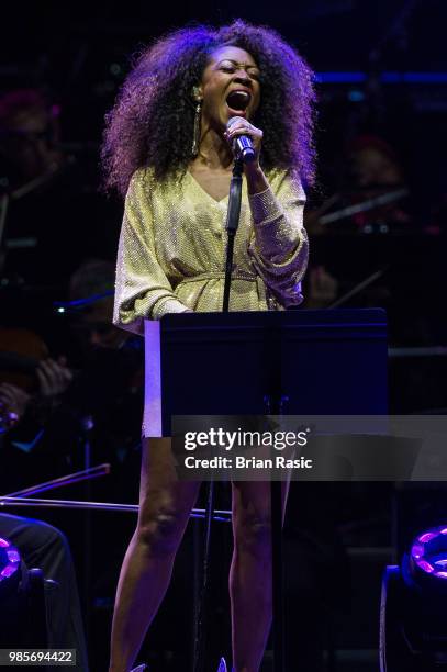 Beverley Knight performs at A Life In Song: Quincy Jones at The O2 Arena on June 27, 2018 in London, England.