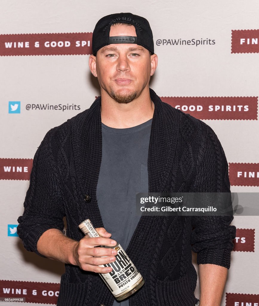 Channing Tatum Signs Bottles Of Born And Bred Vodka