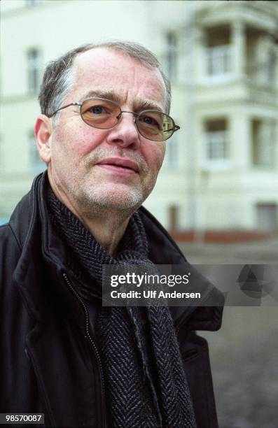 German writer Volker Braun at poses on January 27, 2001 in Berlin,Germany.