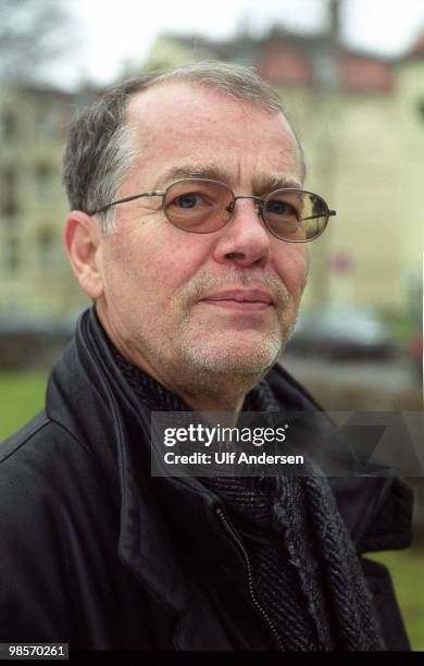 German writer Volker Braun at poses on January 27, 2001 in Berlin,Germany.