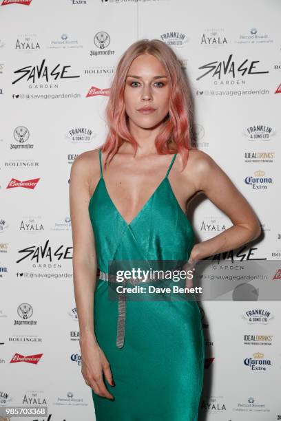 Lady Mary Charteris attends the opening of new rooftop bar Savage Garden on June 27, 2018 in London, England.