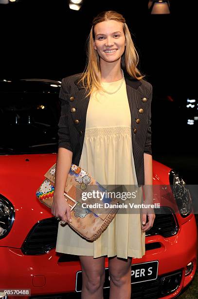 Fiammetta Cicogna attends the MINI Countryman Picnic event on April 13, 2010 in Milan, Italy.