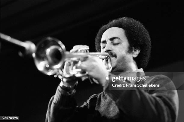 Trumpet player Cecil Bridgewater performs live at Meervaart in Amsterdam, Netherlands on February 26 1984
