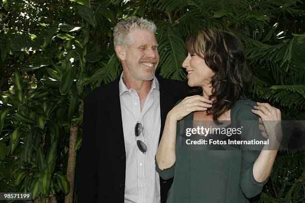 Ron Perlman and Katey Sagal at the Four Seasons Hotel in Beverly Hills, California on October 6, 2008. Reproduction by American tabloids is...