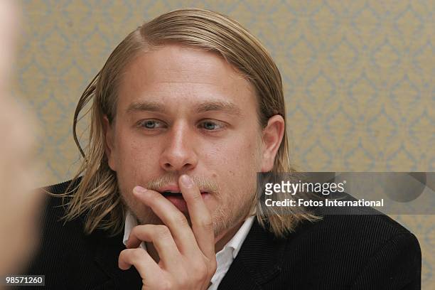 Charlie Hunnam at the Four Seasons Hotel in Beverly Hills, California on October 6, 2008. Reproduction by American tabloids is absolutely forbidden.