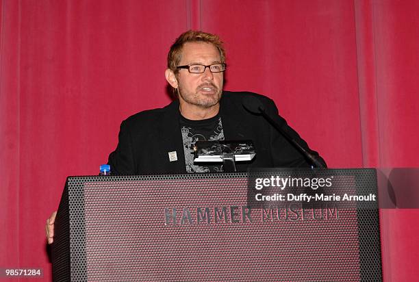 David Courier attends Sundance Institute Presents "Sing Faster The Stagehands' Ring Cycle" at Hammer Museum on April 17, 2010 in Westwood, California.