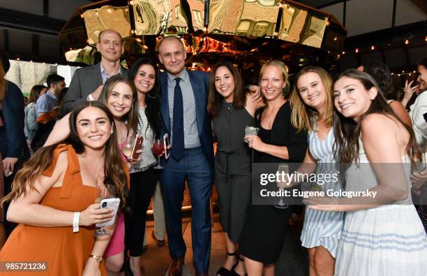 Ronn Torossian and 5WPR staff attend the 5W Summer Party at Magic Hour Rooftop Bar and Lounge at Moxy Times Square at Magic Hour Rooftop Bar & Lounge...