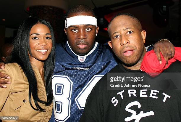 Michelle Williams of Destiny's Child, Erick Sermon and DJ Premier of Gang Starr