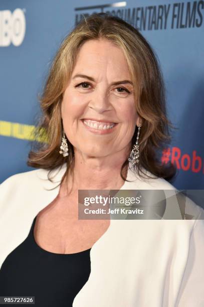 Marina Zenovich attends the Los Angeles Premiere of Robin Williams: Come Inside My Mind from HBO on June 27, 2018 in Hollywood, California.