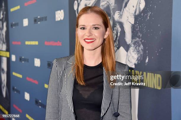 Sarah Drew attends the Los Angeles Premiere of Robin Williams: Come Inside My Mind from HBO on June 27, 2018 in Hollywood, California.