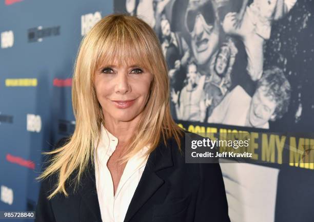 Rosanna Arquette attends the Los Angeles Premiere of Robin Williams: Come Inside My Mind from HBO on June 27, 2018 in Hollywood, California.