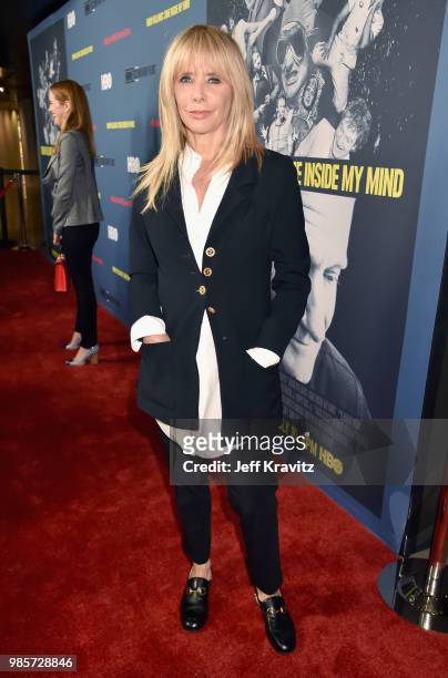 Rosanna Arquette attends the Los Angeles Premiere of Robin Williams: Come Inside My Mind from HBO on June 27, 2018 in Hollywood, California.