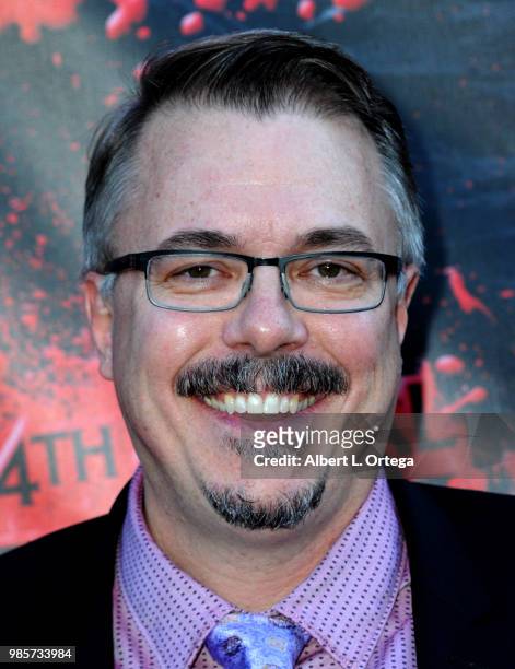 Vince Gilligan attends the Academy Of Science Fiction, Fantasy & Horror Films' 44th Annual Saturn Awards at The Castaway on June 27, 2018 in Burbank,...