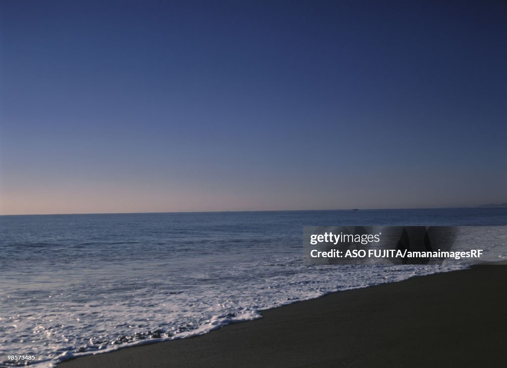Shonan seashore. Odawara, Sakou, Kanagawa Prefecture, Japan