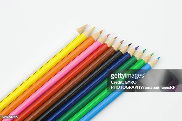 colored pencils - creative rf stock-fotos und bilder