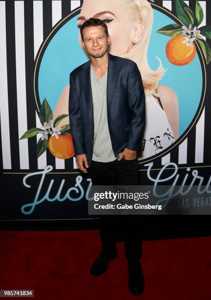 Magician Mat Franco attends the grand opening of the "Gwen Stefani - Just a Girl" residency at Planet Hollywood Resort & Casino on June 27, 2018 in...