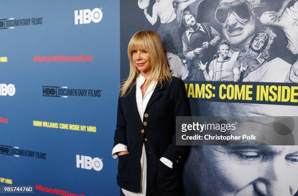 Rosanna Arquette arrives to the Premiere Of HBO's "Robin Williams: Come Inside My Mind" at TCL Chinese 6 Theatres on June 27, 2018 in Hollywood,...