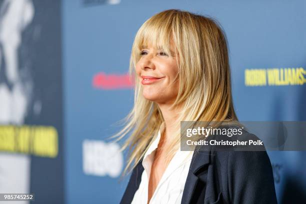 Rosanna Arquette arrives to the Premiere Of HBO's "Robin Williams: Come Inside My Mind" at TCL Chinese 6 Theatres on June 27, 2018 in Hollywood,...