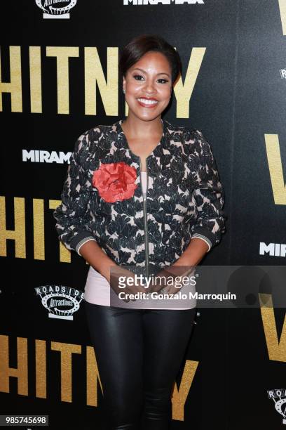 Sheinelle Jones during the "Whitney" New York Screening - Arrivals at the Whitby Hotel on June 27, 2018 in New York City.