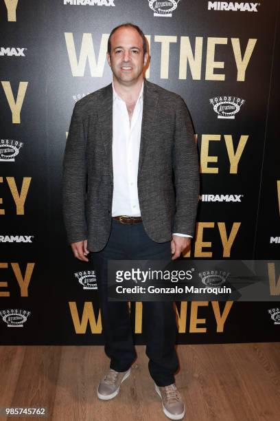 Simon Chinn during the "Whitney" New York Screening - Arrivals at the Whitby Hotel on June 27, 2018 in New York City.