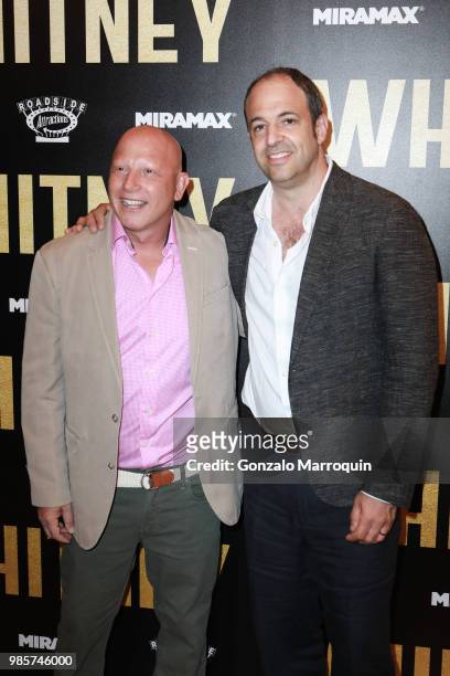 Jonathan Chinn and Simon Chinn during the "Whitney" New York Screening - Arrivals at the Whitby Hotel on June 27, 2018 in New York City.