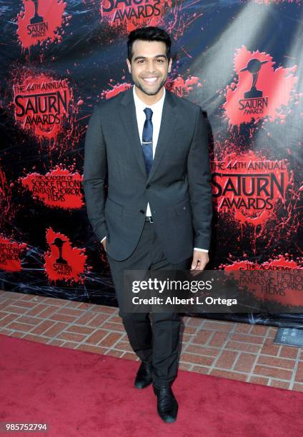 Anand Desai-Barochia attends the Academy Of Science Fiction, Fantasy & Horror Films' 44th Annual Saturn Awards at The Castaway on June 27, 2018 in...