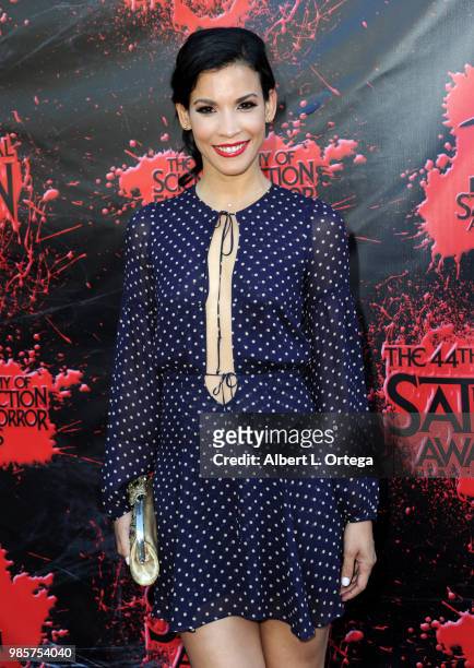 Danay García attends the Academy Of Science Fiction, Fantasy & Horror Films' 44th Annual Saturn Awards at The Castaway on June 27, 2018 in Burbank,...