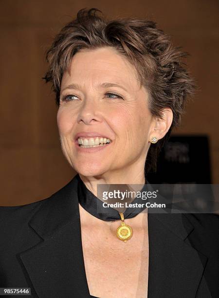 Actress Annette Bening arrives at the "Mother And Child" Los Angeles Premiere held at the Egyptian Theatre on April 19, 2010 in Hollywood, California.