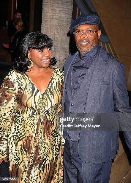 Actor Samuel L. Jackson and wife LaTanya Richardson arrive at the "Mother And Child" Los Angeles Premiere at the Egyptian Theatre on April 19, 2010...