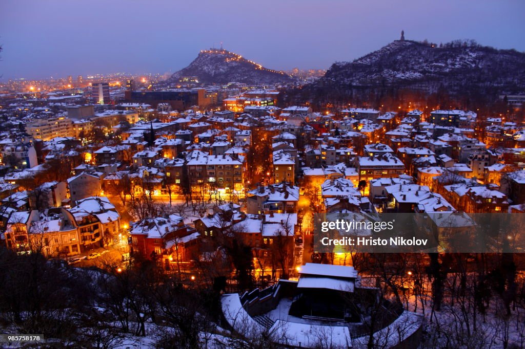 Plovdiv in winter