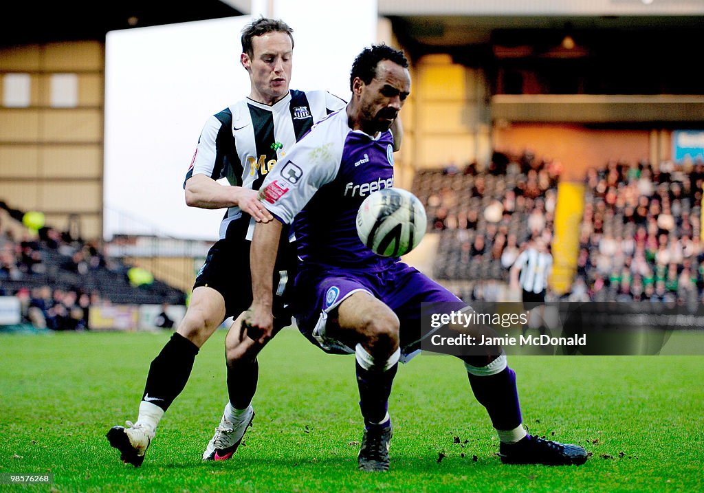 Notts County v Rochdale