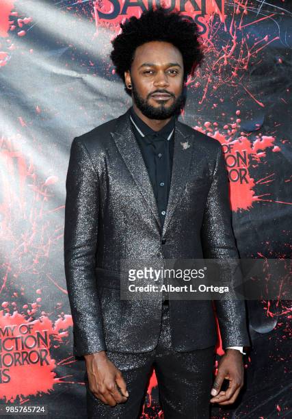 Echo Kellum attends the Academy Of Science Fiction, Fantasy & Horror Films' 44th Annual Saturn Awards at The Castaway on June 27, 2018 in Burbank,...