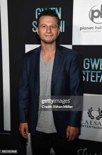 Magician Mat Franco attends the grand opening of the "Gwen Stefani - Just a Girl" residency at Planet Hollywood Resort & Casino on June 27, 2018 in...