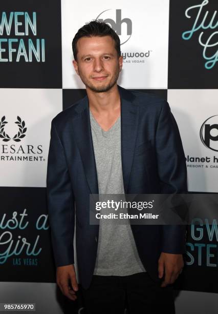 Magician Mat Franco attends the grand opening of the "Gwen Stefani - Just a Girl" residency at Planet Hollywood Resort & Casino on June 27, 2018 in...