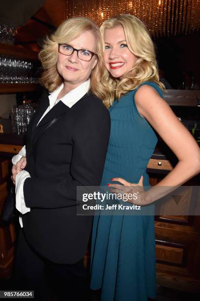 Bonnie Hunt and Susan Yeagley attend the Los Angeles Premiere of Robin Williams: Come Inside My Mind from HBO on June 27, 2018 in Hollywood,...