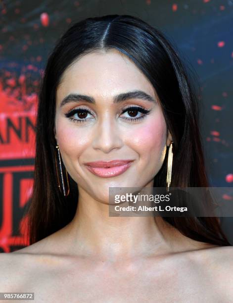 Lindsey Morgan attends the Academy Of Science Fiction, Fantasy & Horror Films' 44th Annual Saturn Awards at The Castaway on June 27, 2018 in Burbank,...
