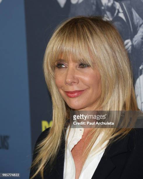 Actress Rosanna Arquette attends the premiere of "Robin Williams: Come Inside My Mind" from HBO Documentary Films' at the TCL Chinese Theatre IMAX on...